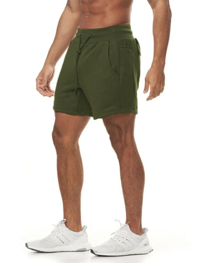 SHOPIQAT Sports Gym Men's Multi Pocket Hanging Towel Running Training Shorts - Premium  from shopiqat - Just $7.900! Shop now at shopiqat