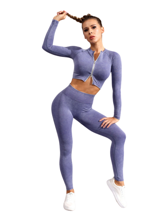 SHOPIQAT New Multi-Colour Fitness Long-Sleeved Yoga Zipper Jacket - Premium  from shopiqat - Just $8.600! Shop now at shopiqat