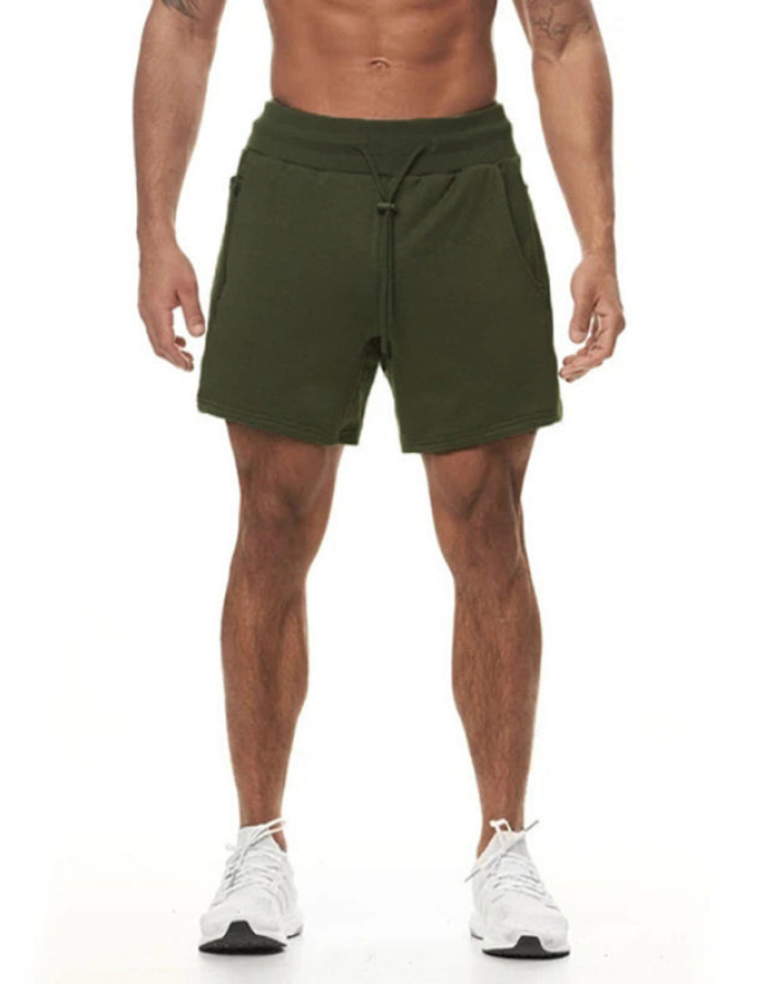 SHOPIQAT Sports Gym Men's Multi Pocket Hanging Towel Running Training Shorts - Premium  from shopiqat - Just $7.900! Shop now at shopiqat