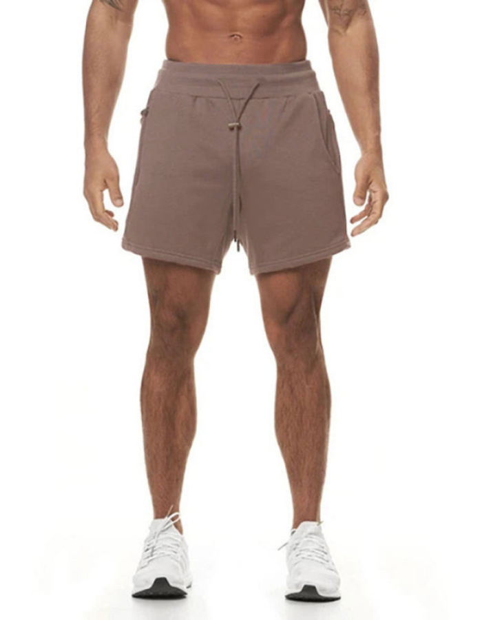 SHOPIQAT Sports Gym Men's Multi Pocket Hanging Towel Running Training Shorts - Premium  from shopiqat - Just $7.900! Shop now at shopiqat