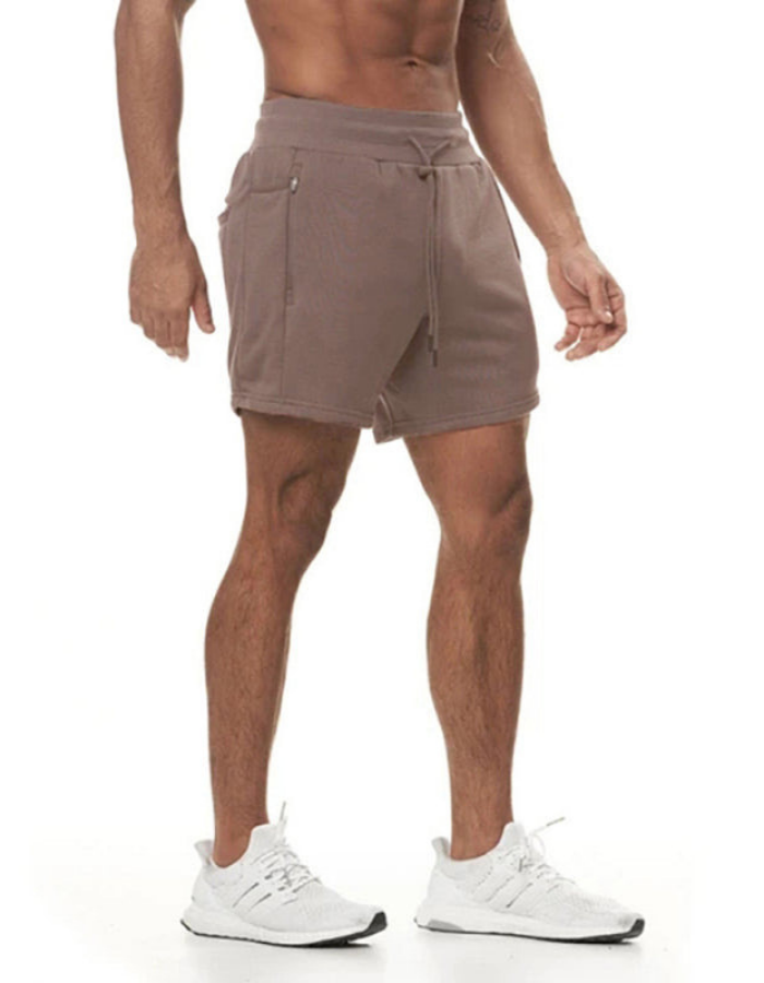 SHOPIQAT Sports Gym Men's Multi Pocket Hanging Towel Running Training Shorts - Premium  from shopiqat - Just $7.900! Shop now at shopiqat