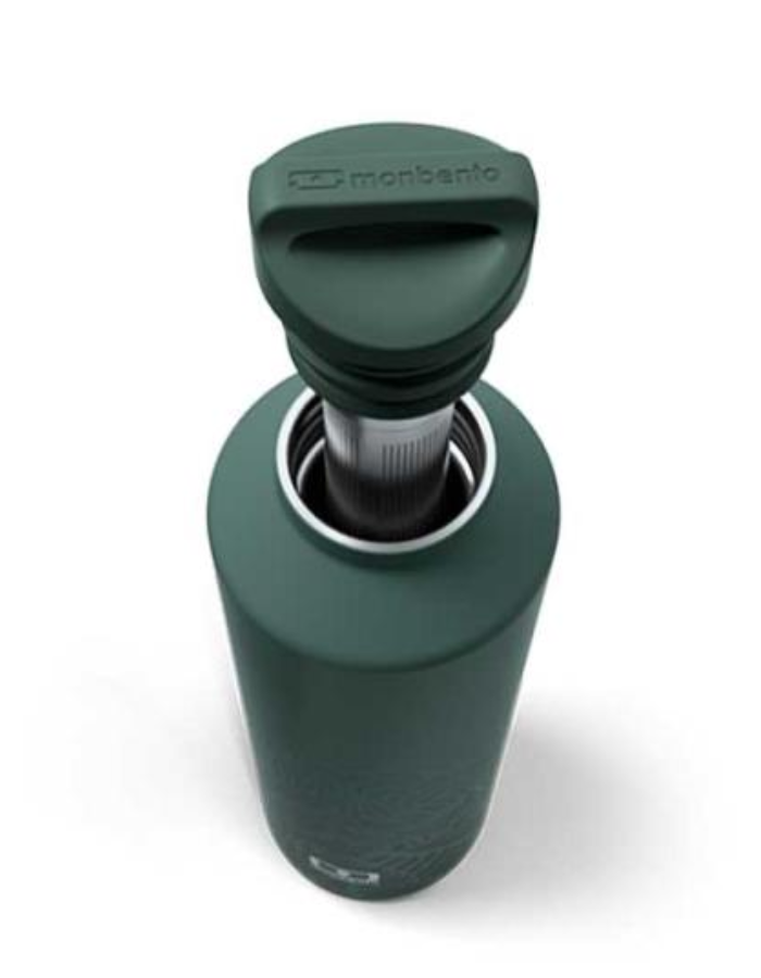 Monbento - MB Steel Graphic Jungle Water Bottle - Stainless Steel - 0.500 L