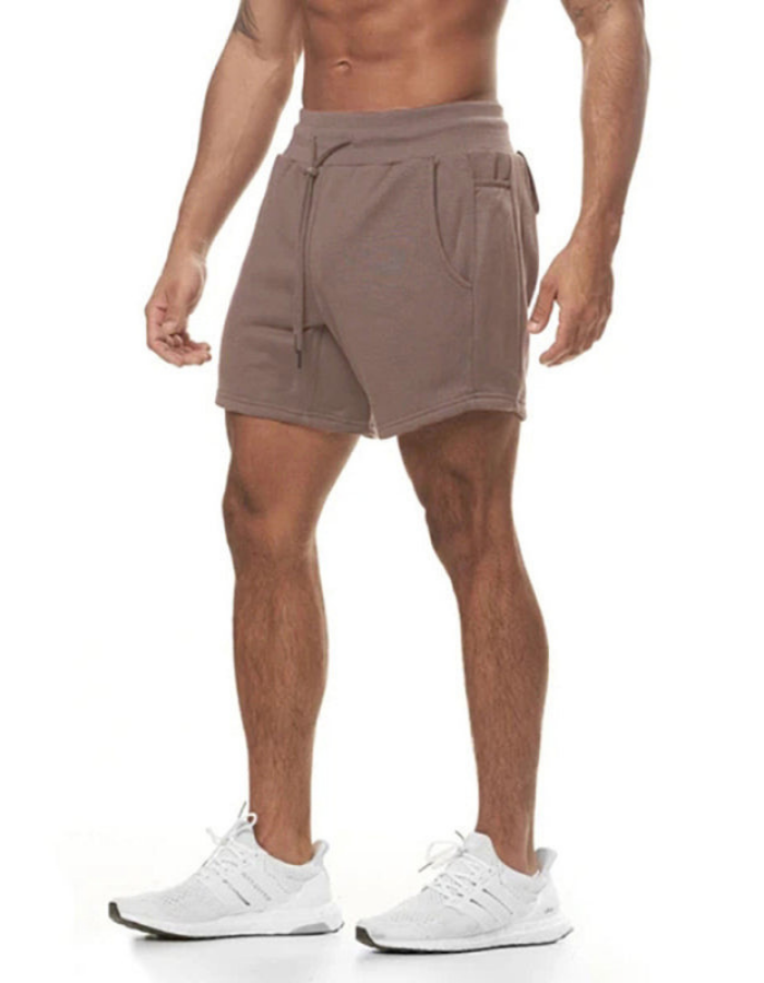 SHOPIQAT Sports Gym Men's Multi Pocket Hanging Towel Running Training Shorts - Premium  from shopiqat - Just $7.900! Shop now at shopiqat