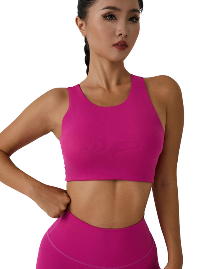 SHOPIQAT New Beautiful Back Sports Bra Yoga Sports Vest - Premium  from shopiqat - Just $7! Shop now at shopiqat