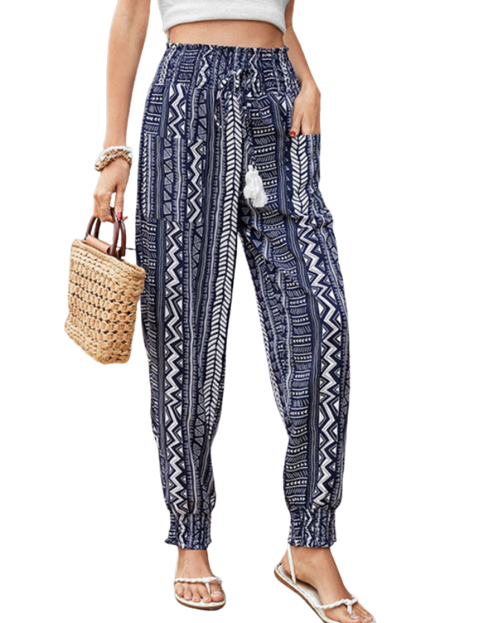 SHOPIQAT New Fashion Women's Ethnic Print Pants - Premium  from shopiqat - Just $8.600! Shop now at shopiqat