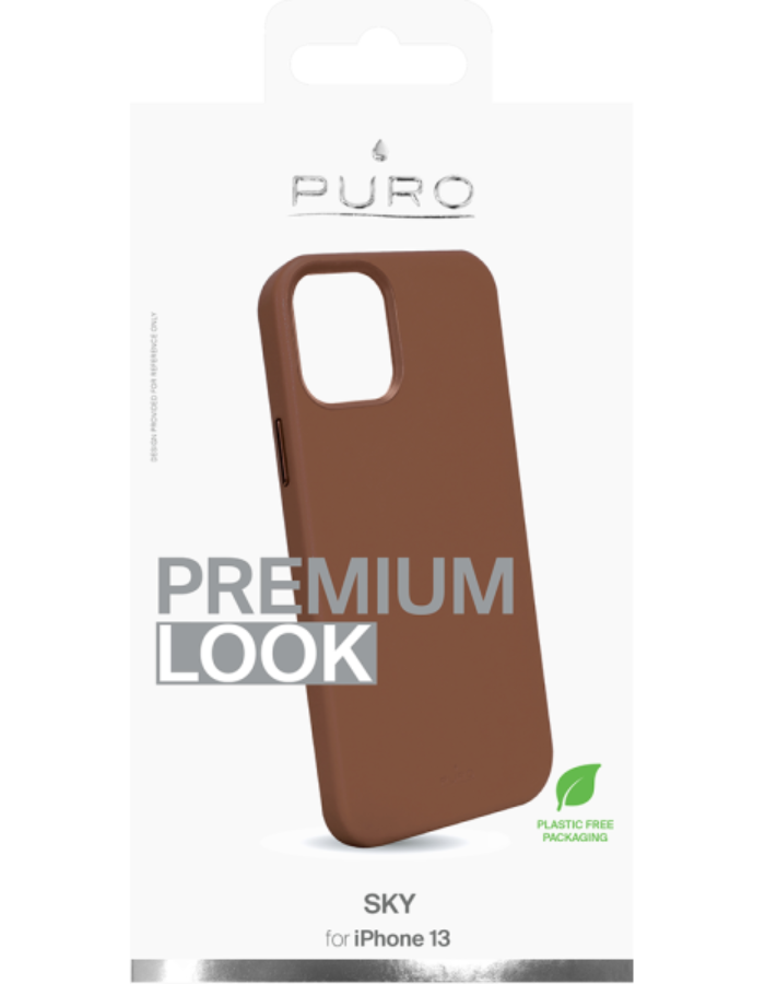 Puro iPhone 13 Sky Case - Brown