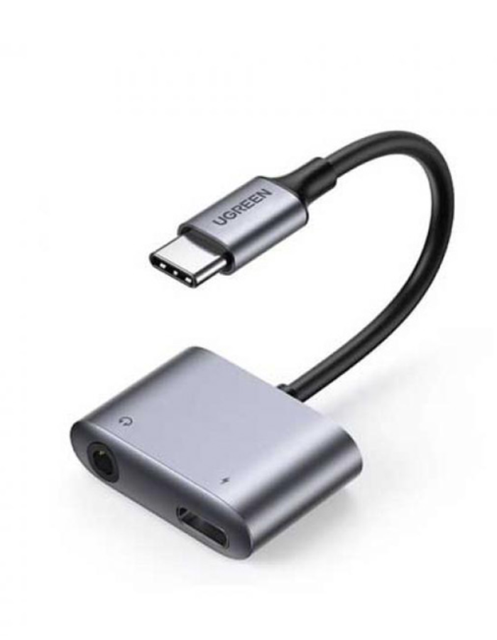Ugreen Converter USB C to 3.5mm Adapter 2 IN 1 Audio