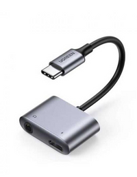 Ugreen Converter USB C to 3.5mm Adapter 2 IN 1 Audio