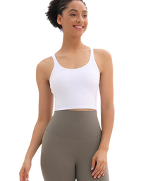 SHOPIQAT Yoga Vest with Chest Pads Antibacterial Nude Sports Bra - Premium  from shopiqat - Just $6.300! Shop now at shopiqat