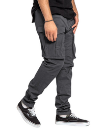 SHOPIQAT Men's Solid Colour Multi-Pocket Casual Cargo Pants - Premium  from shopiqat - Just $10.500! Shop now at shopiqat