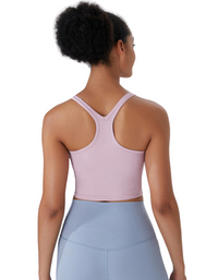 SHOPIQAT Yoga Vest with Chest Pads Antibacterial Nude Sports Bra - Premium  from shopiqat - Just $6.300! Shop now at shopiqat