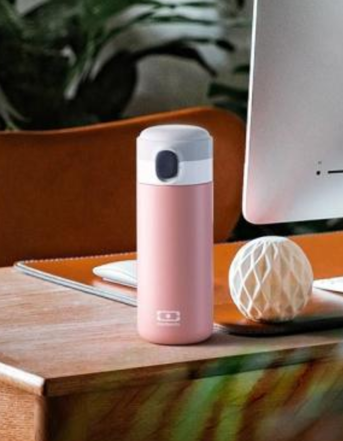 Monbento - MB Pop Pink Flamingo Insulated Water Bottle - 360 ml