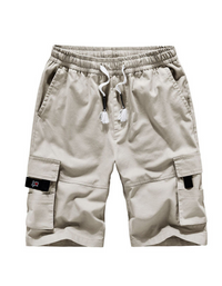 SHOPIQAT Men's Solid Colour Casual Multi-Pocket Cargo Shorts - Premium  from shopiqat - Just $8.600! Shop now at shopiqat