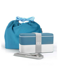 Monbento - MB Pochette Blue Denim Bento Lunch Bag