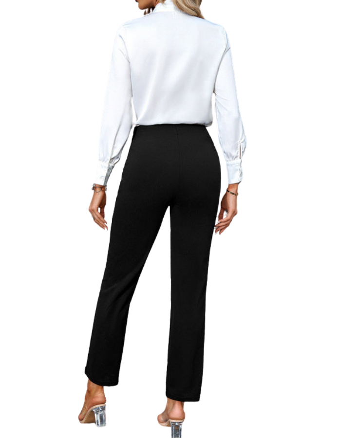 SHOPIQAT Women's New Temperament Commuting Solid Colour Slim Trousers - Premium  from shopiqat - Just $10.300! Shop now at shopiqat