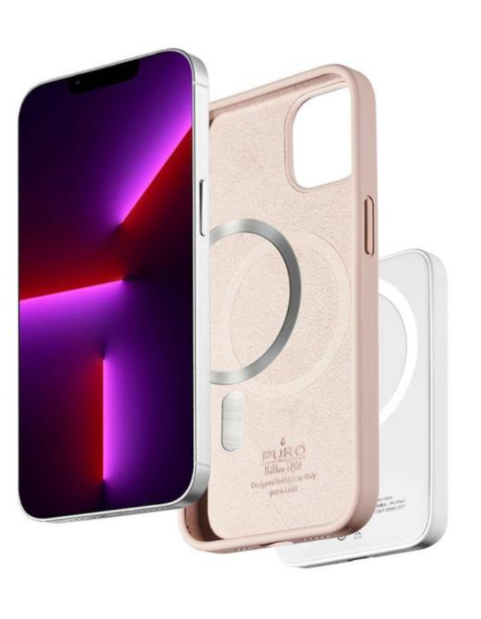 Puro iPhone 13 ICON Case MagSafe - Pink