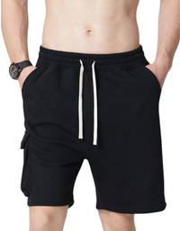 SHOPIQAT Men's Contrasting Colour Stitching Woven Casual Shorts - Premium  from shopiqat - Just $8.460! Shop now at shopiqat