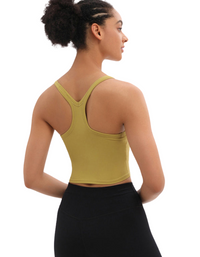 SHOPIQAT Yoga Vest with Chest Pads Antibacterial Nude Sports Bra - Premium  from shopiqat - Just $6.300! Shop now at shopiqat