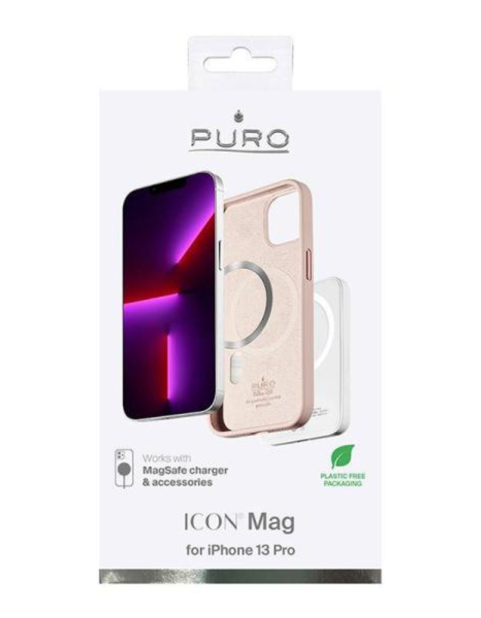 Puro iPhone 13 ICON Case MagSafe - Pink