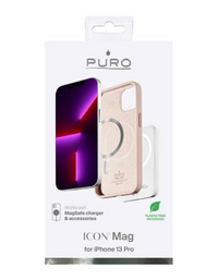 Puro iPhone 13 ICON Case MagSafe - Pink