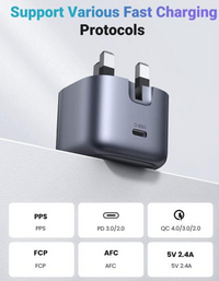 Ugreen USB-C Fast Charger 30W - Black