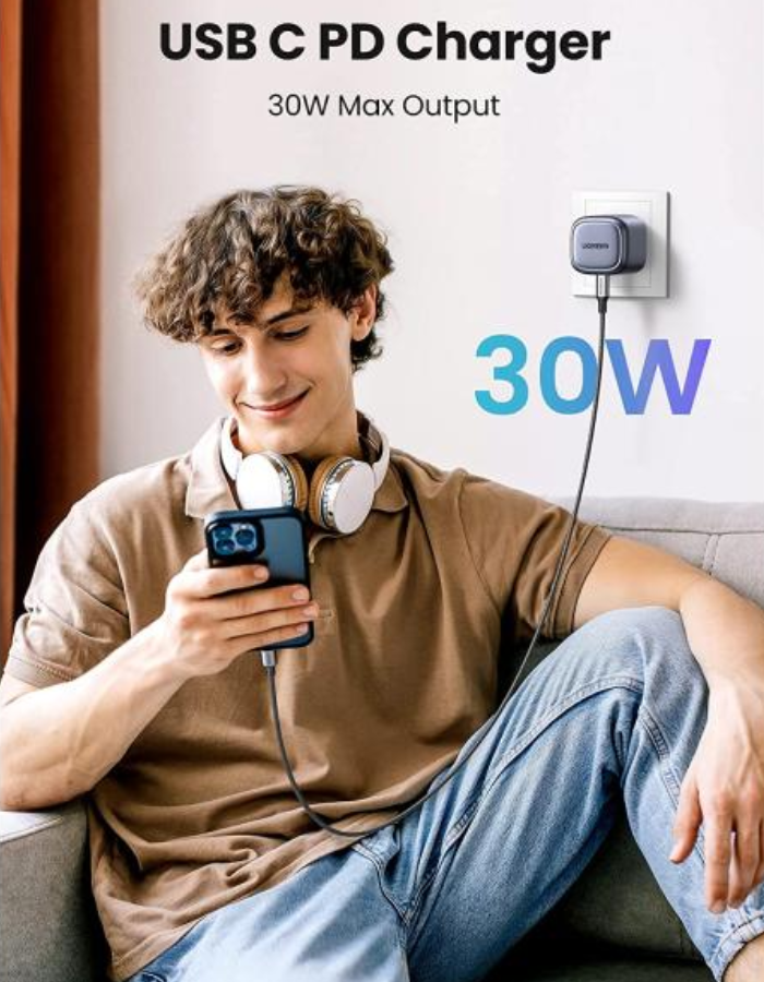 Ugreen USB-C Fast Charger 30W - Black