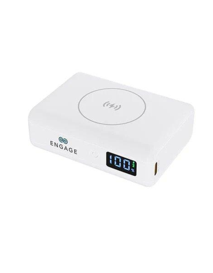 Engage Ultra Compact 10000mAh Power Bank PD 45W - White