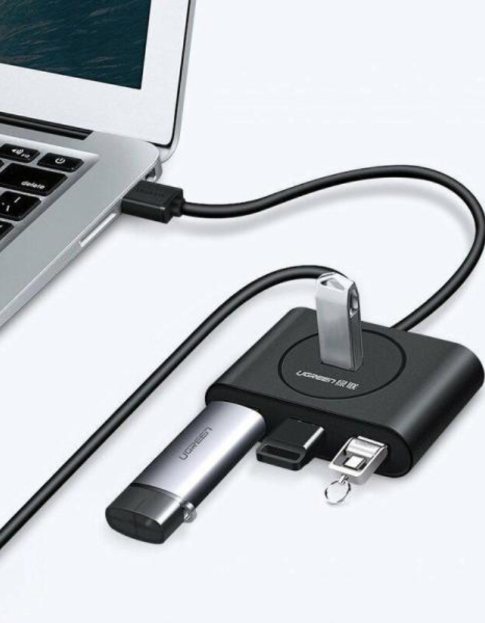 Ugreen 4-in-1 USB 3.0 Data Hub 1M
