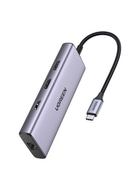 Ugreen USB C Hub Dual HDMI Adapter, 9-in-1 USB C Docking Station