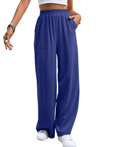 SHOPIQAT New Women's Mid-Waist Straight Pants - Premium  from shopiqat - Just $7.650! Shop now at shopiqat