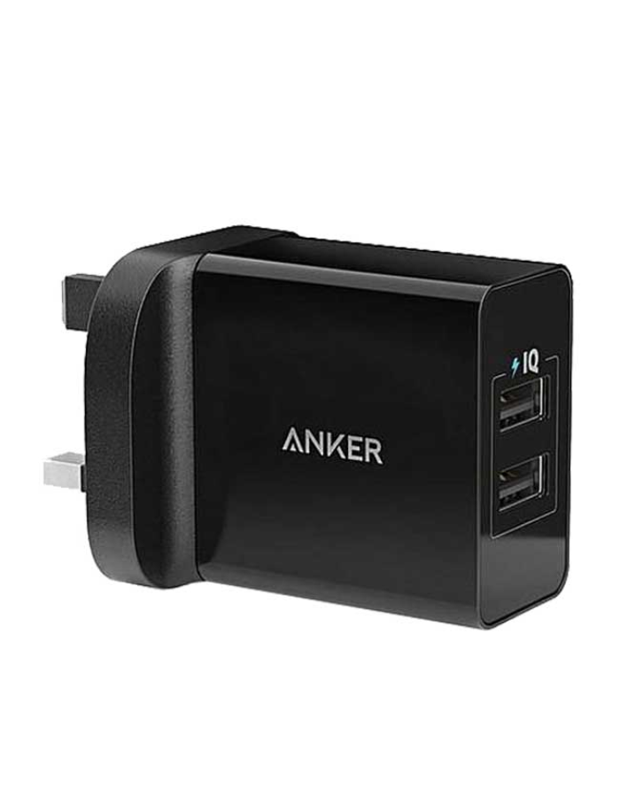 Anker Wall  Charger 24W 2-Port USB - Black
