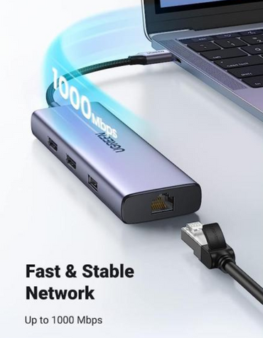 Ugreen USB C Hub Dual HDMI Adapter, 9-in-1 USB C Docking Station
