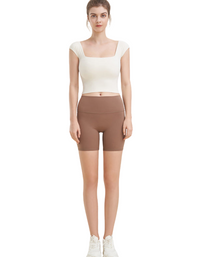 SHOPIQAT Square Neck Sports Tight Tank Yoga Top - Premium  from shopiqat - Just $6.700! Shop now at shopiqat