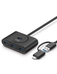 Ugreen USB 3.0 HUB with OTG (USB-C PLUG)