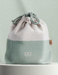 Monbento - MB Pochette Green Natural Bento Lunch Bag