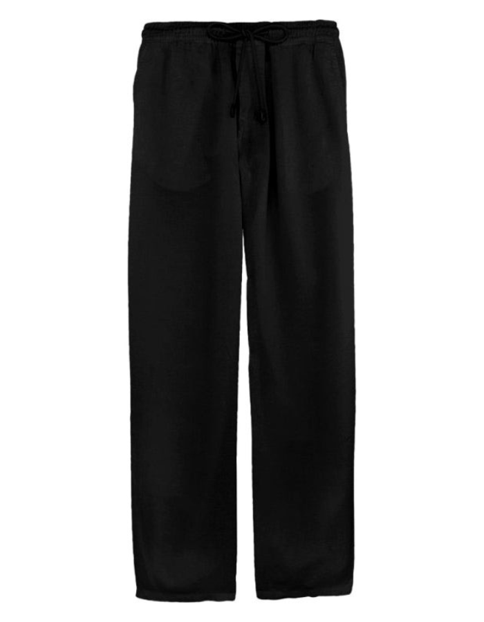 SHOPIQAT Men's Woven Cotton Linen Loose Casual Drawstring Trousers - Premium  from shopiqat - Just $7.950! Shop now at shopiqat