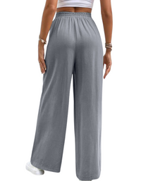 SHOPIQAT New Women's Mid-Waist Straight Pants - Premium  from shopiqat - Just $7.650! Shop now at shopiqat