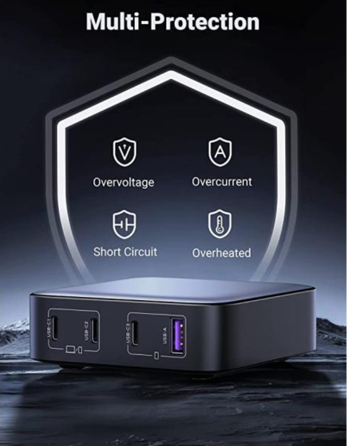 Ugreen Nexode USB C Charger 100W GaN Desktop Charger 4 Ports