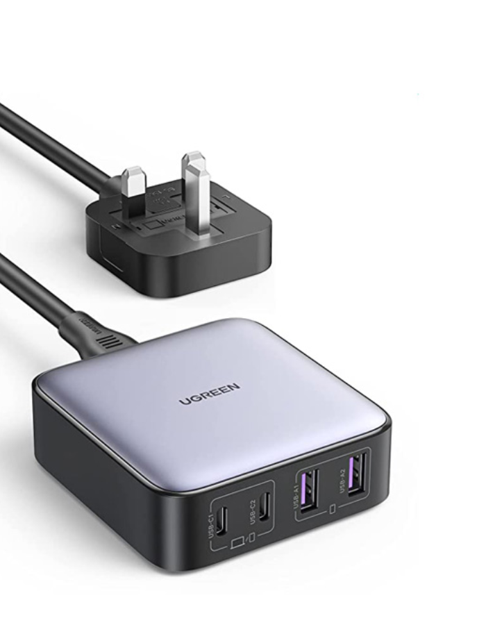 Ugreen Nexode USB C Charger 65W GaN Desktop Charger 4 Ports