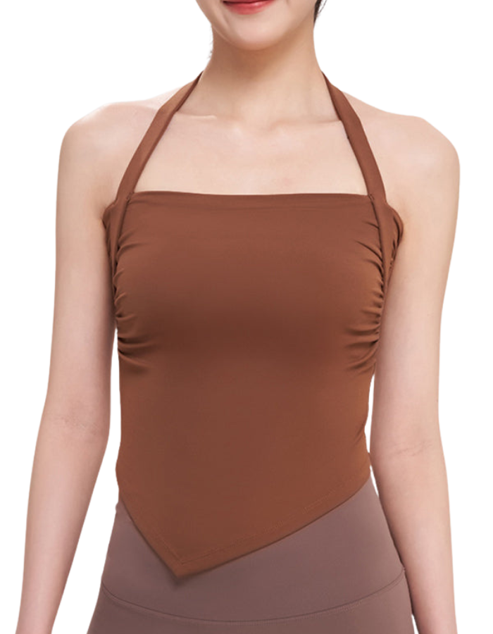 SHOPIQAT Women's Halter Neck Sports Tight Yoga Vest - Premium  from shopiqat - Just $6.750! Shop now at shopiqat