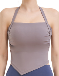 SHOPIQAT Women's Halter Neck Sports Tight Yoga Vest - Premium  from shopiqat - Just $6.750! Shop now at shopiqat