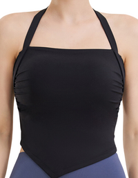 SHOPIQAT Women's Halter Neck Sports Tight Yoga Vest - Premium  from shopiqat - Just $6.750! Shop now at shopiqat