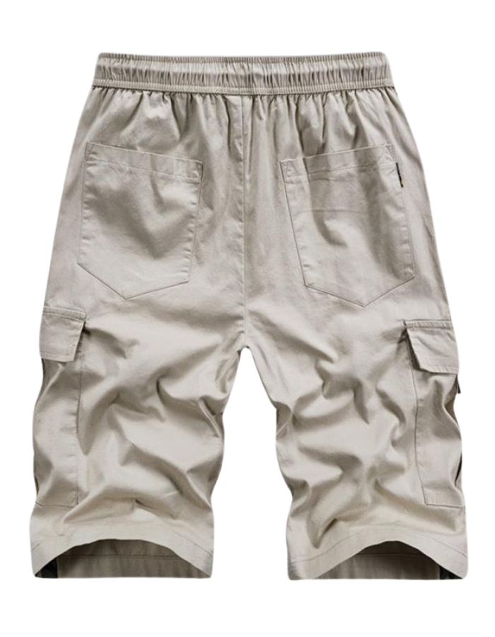 SHOPIQAT Men's Camouflage Print Panel Multi Cargo Shorts - Premium  from shopiqat - Just $8.750! Shop now at shopiqat