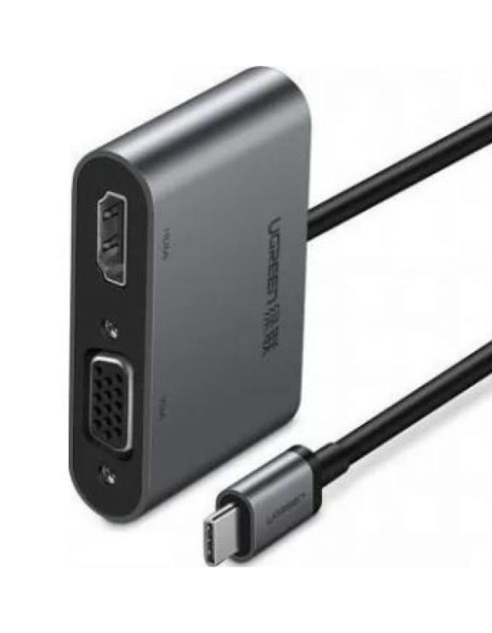 Ugreen USB-C to VGA + HDMI + USB 3.0 Converter Adapter