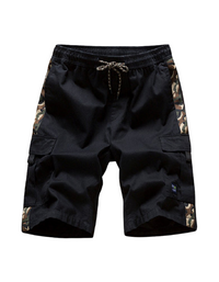 SHOPIQAT Men's Camouflage Print Panel Multi Cargo Shorts - Premium  from shopiqat - Just $8.750! Shop now at shopiqat