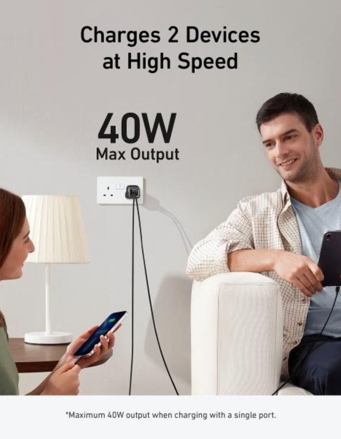 Anker 521 Charger (Nano Pro) 40W - Black shopiqat
