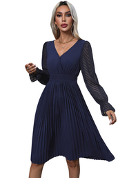 SHOPIQAT New Fashion Women's Solid Color Dress - Premium Dresses from shopiqat - Just $11.300! Shop now at shopiqat