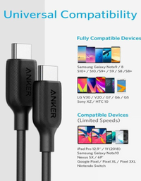 Anker PowerLine III USB-C to Lightning (1.8m/ 6ft) - Black