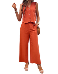 SHOPIQAT New Spring and Summer Casual Temperament Vest Suit - Premium  from shopiqat - Just $11.250! Shop now at shopiqat