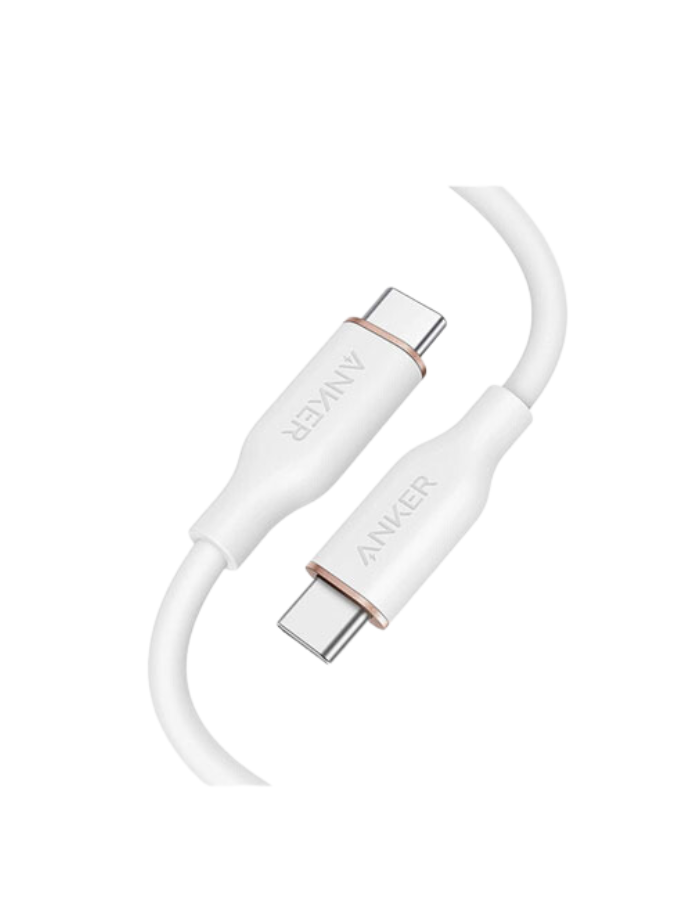 Anker PowerLine III Flow USB-C to USB-C 100W (0.9m/ 3ft) - White